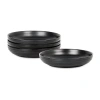 Stone Lain Elio 4-pc. Stoneware Pasta Bowl In Black