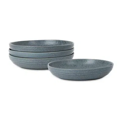 Stone Lain Elio 4-pc. Stoneware Pasta Bowl In Blue