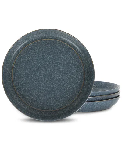 Stone Lain Elio 4pc Salad Plate Set Blue In Gold