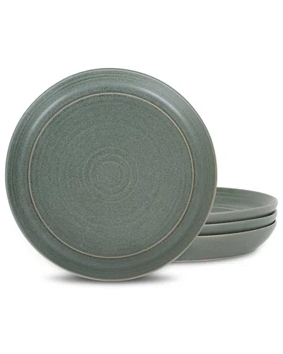 Stone Lain Elio 4pc Salad Plate Set Green In Gray