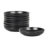 Stone Lain Elio 8-pc. Stoneware Pasta Bowl In Black