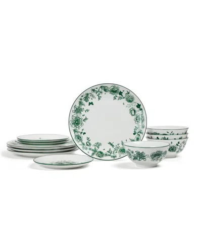 Stone Lain Esme 12 Pc. Dinnerware Set, Service For 4 In Green