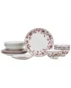 Stone Lain Esme 16pc Porcelain Dinnerware Set In White