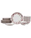 Stone Lain Esme 24pc Porcelain Dinnerware Set In White