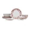 Stone Lain Esme 4-pc. Porcelain Dinnerware Set In Red
