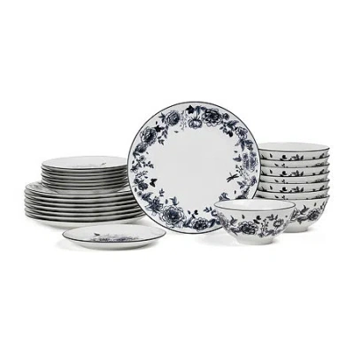Stone Lain Esme 8-pc. Porcelain Dinnerware Set In Multi