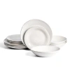 Stone Lain Essence 12-piece Dinnerware Set Stoneware In White