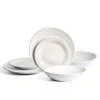 Stone Lain Essence 6-piece Dinnerware Set Stoneware In White