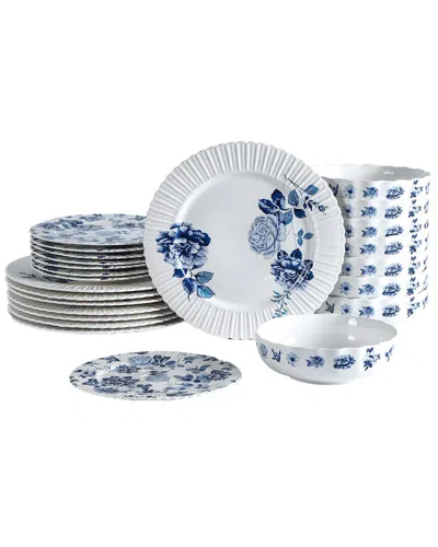 Stone Lain Fiore 24pc Dinnerware Set New Bone China