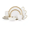 Stone Lain Florian 16 Piece Dinnerware Set In White