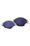 Stone Lain Florian Porcelain 2-piece Serving Plate Set In Blue