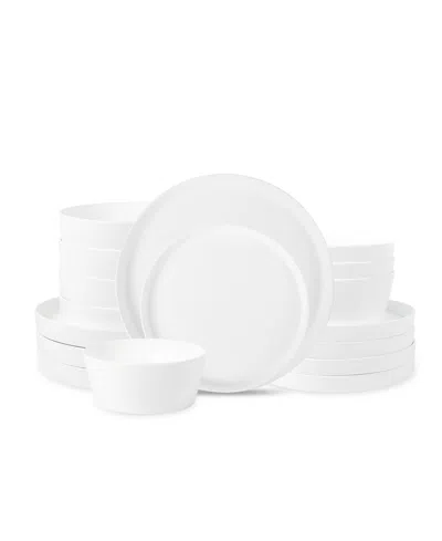 Stone Lain Fosca 16 Pc. Dinnerware Set, Service For 4 In White