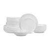 Stone Lain Gabrielle 24-pc. Bone China Dinnerware Set In White