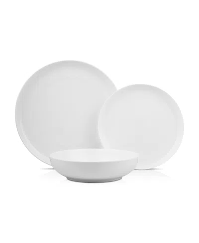 Stone Lain Gabrielle 24pc Bone China Dinnerware Set In White