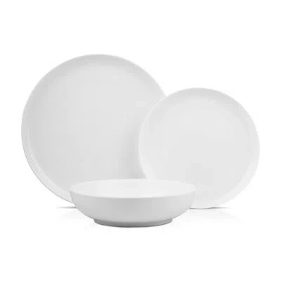 Stone Lain Gabrielle 24-piece Dinnerware Set Bone China In White