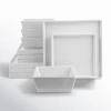 Stone Lain Grace 12-piece Dinnerware Set Stoneware In White