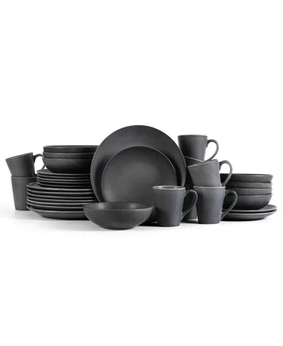 Stone Lain Grao 32 Pc. Dinnerware Set, Service For 8 In Gray