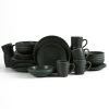Stone Lain Grao 32-piece Dinnerware Set Stoneware In Green
