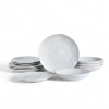 Stone Lain Harper 12-piece Dinnerware Set Stoneware In White