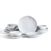 Stone Lain Harper 16-piece Dinnerware Set Stoneware In White