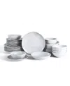 Stone Lain Harper 32-piece Dinnerware Set Stoneware In White