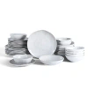 Stone Lain Harper 32-piece Dinnerware Set Stoneware In White