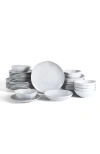 Stone Lain Harper Stoneware 32-piece Dinnerware Set In White