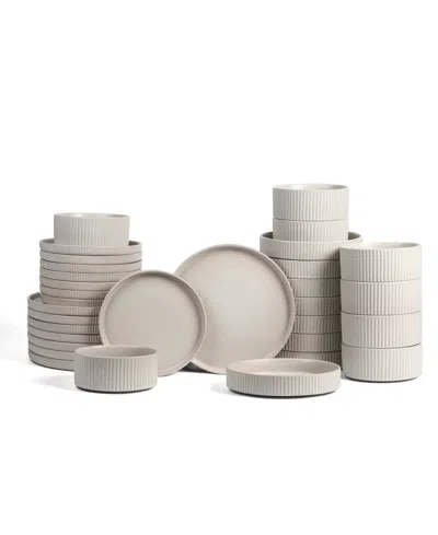 STONE LAIN HAVEN 32 PC. DINNERWARE SET, SERVICE FOR 8