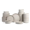 Stone Lain Haven 32-piece Dinnerware Set Stoneware In Brown