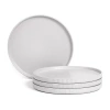 Stone Lain Haven 4-pc. Stoneware Dinner Plate In Neutral