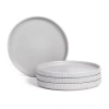 Stone Lain Haven 4-pc. Stoneware Salad Plate In Gray