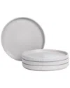 Stone Lain Haven 4pc Salad Plate Set Stoneware In White