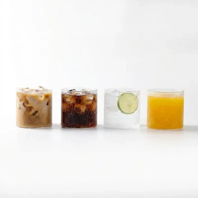 Stone Lain Haven 4-piece Glass Set Borosilicate Glass In Clear