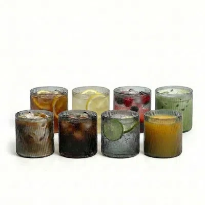 Stone Lain Haven 8-piece Glass Set Borosilicate Glass In Multi