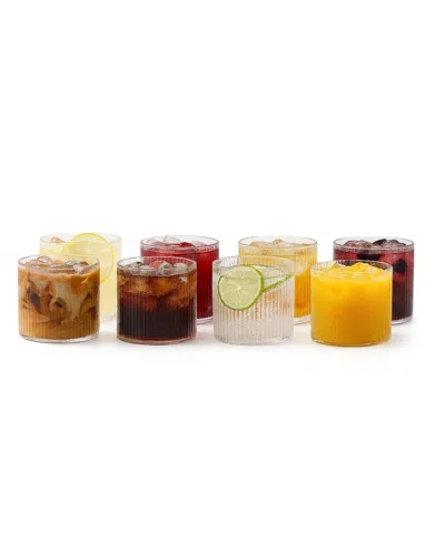 Stone Lain Haven Borosilicate Glasses, Set Of 8 In Transparent