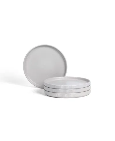 Stone Lain Haven Salad Plates, Set Of 4 In Gray