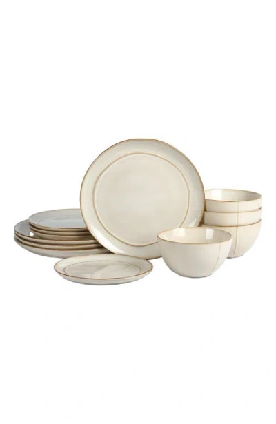 STONE LAIN STONE LAIN INFINITY STONEWARE 12-PIECE DINNERWARE SET