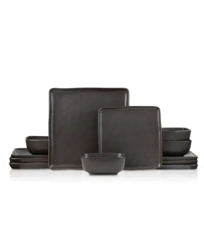 Stone Lain Jonny 12 Pc. Dinnerware Set, Service For 4 In Brown