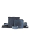 Stone Lain Jonny Stoneware 12-piece Dinnerware Set In Blue
