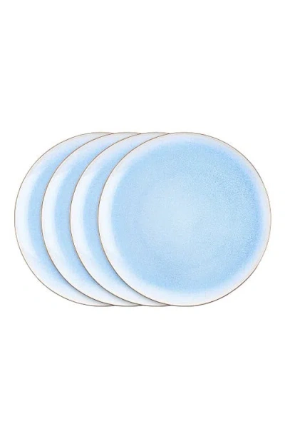 Stone Lain Josephine Porcelain 4-piece Dinner Plate Set In Blue