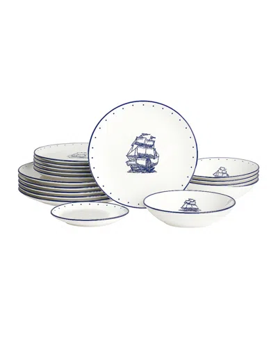 Stone Lain Knox 24-pc. Dinnerware Set, Service For 8 In White