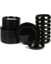 Stone Lain Lagoon 24pc Stoneware Dinnerware Set