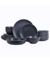 Stone Lain Lauren 32 Pc. Dinnerware Set, Service For 8 In Blue