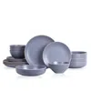 Stone Lain Lauren 16pc Stoneware Dinnerware Set In Light Gray