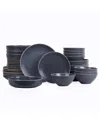 Stone Lain Lauren 32 Pc. Dinnerware Set, Service For 8 In Blue
