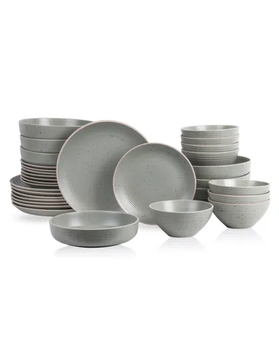 STONE LAIN LAUREN 32 PC. DINNERWARE SET, SERVICE FOR 8