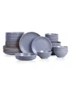Stone Lain Lauren 32 Pc. Dinnerware Set, Service For 8 In Light Grey