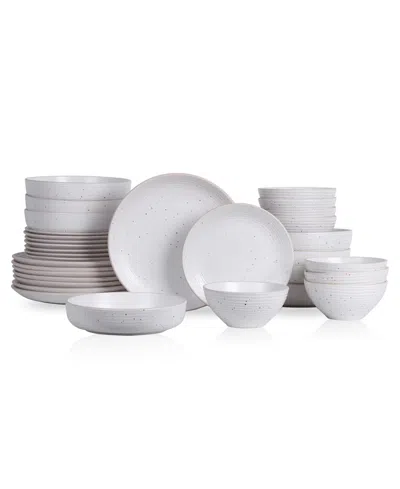 Stone Lain Lauren 32 Pc. Dinnerware Set, Service For 8 In Off White