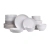 Stone Lain Lauren 32-pc. Stoneware Dinnerware Set In White
