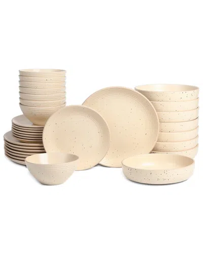 Stone Lain Lauren 32pc Stoneware Dinnerware Set In Neutral